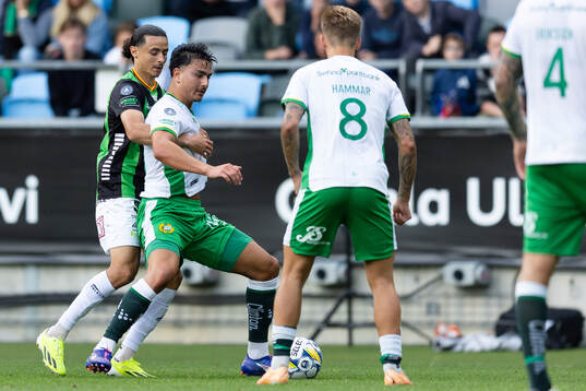 GAIS Amin Boudri och Hammarbys Jusef Erabi