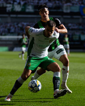 Hammarbys Pavle Vagic och GAIS William Milovanovic