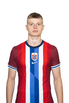 Rasmus Holten of the Norwegian U19 national football team