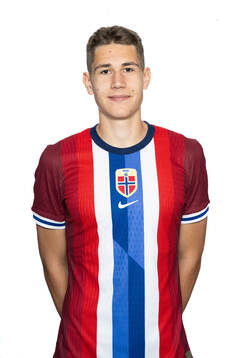 Eivind Helland of the Norwegian U19 national football team