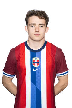 Edvin Austbø of the Norwegian U19 national football team