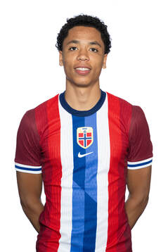 Travis Hernes of the Norwegian U19 national football team