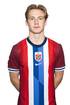 Benjamin Faraas of the Norwegian U19 national football team
