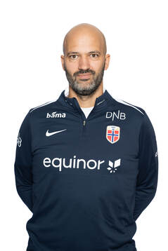 Head coach Luís Pimenta of the Norwegian U19 national