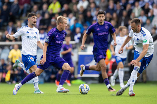 IFK Norrköpings Ismet Lushaku och Max Watson samt