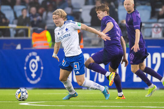 IFK Norrköpings Isak Andri Sigurgeirsson och Djurgårdens