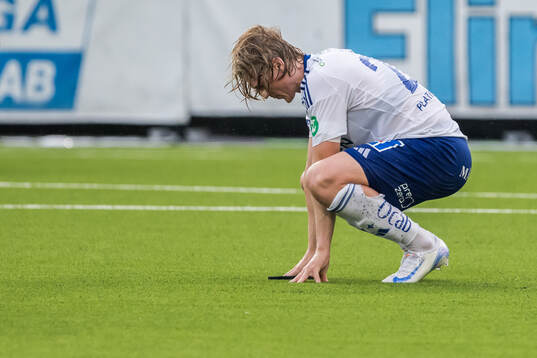 IFK Norrköpings Daniel Fritz Eid deppar
