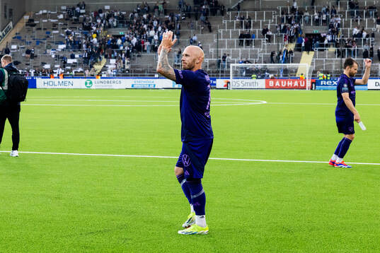 Djurgårdens Magnus Eriksson jublar