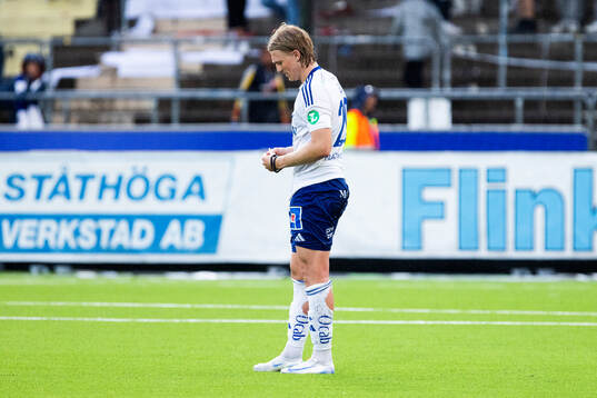 IFK Norrköpings Daniel Fritz Eid deppar