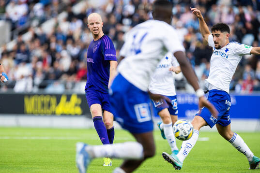 Djurgårdens Peter Therkildsen och IFK Norrköpings Ismet