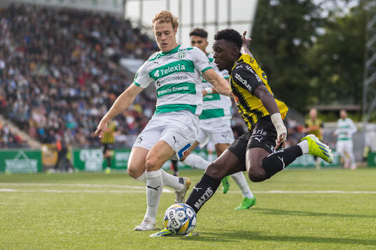 Häckens Zeidane Inoussa och Västerås Herman Magnusson