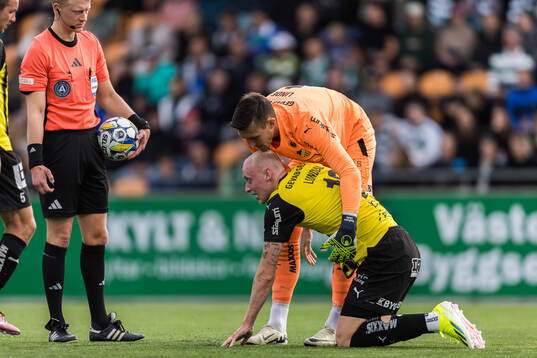 Häckens Valgeir Lunddal och Andreas Linde