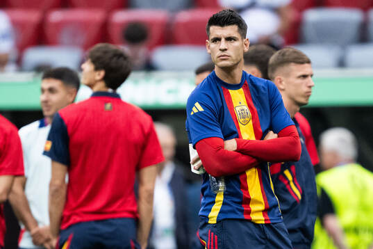 Alvaro Morata of Spain