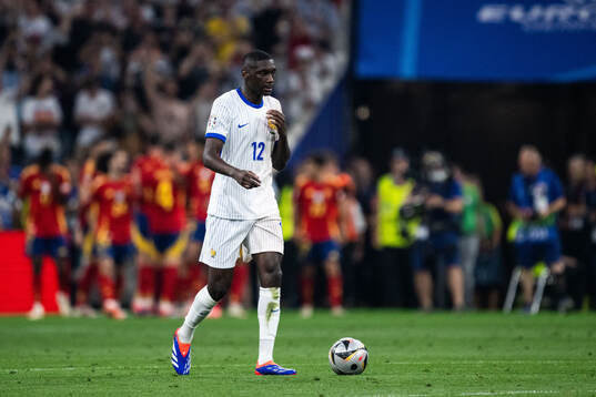 Randal Kolo Muani of France looks dejected