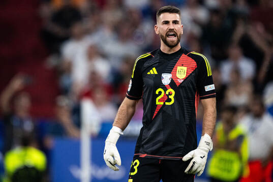 Goalkeeper Unai Simon Mendibil of Spain