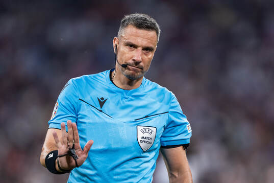 Referee Slavko Vincic
