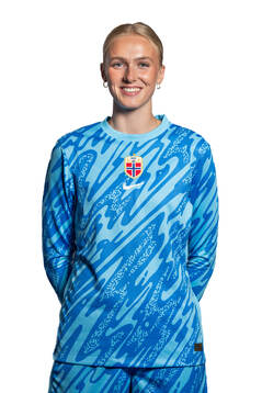 Goalkeeper Selma Panengstuen of the Norwegian women's