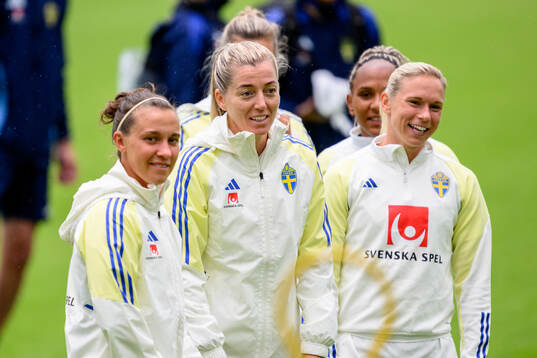 Julia Zigiotti Olme, Linda Sembrant and Jonna Andersson