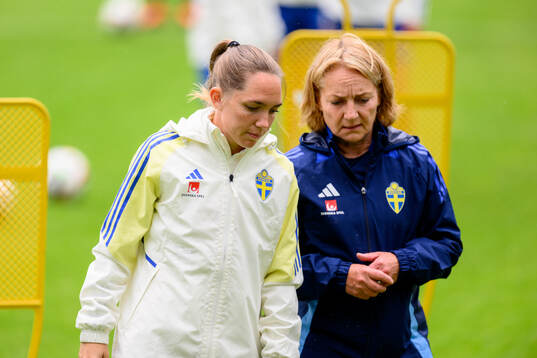 Elin Rubensson and physio  Annica Näsmark