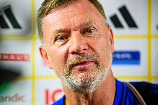 Head coach Peter Gerhardsson of the Swedish women's