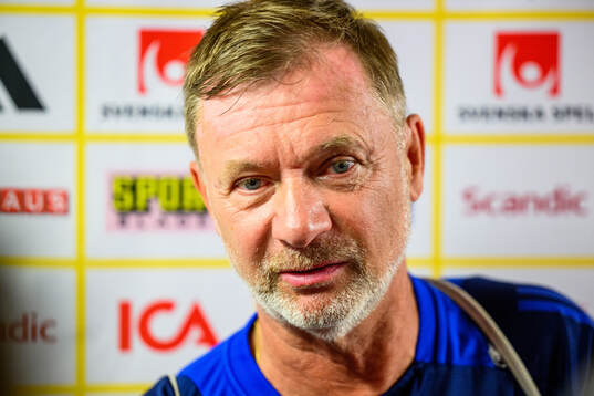 Head coach Peter Gerhardsson of the Swedish women's