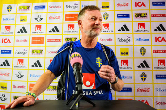 Head coach Peter Gerhardsson of the Swedish women's
