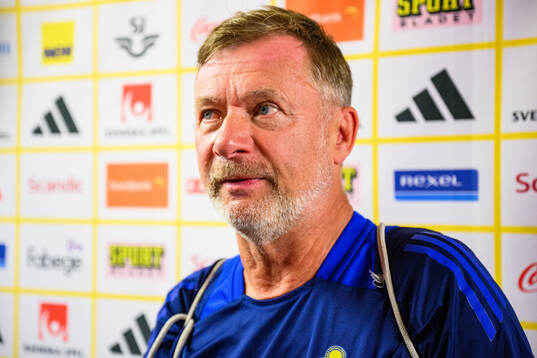 Head coach Peter Gerhardsson of the Swedish women's