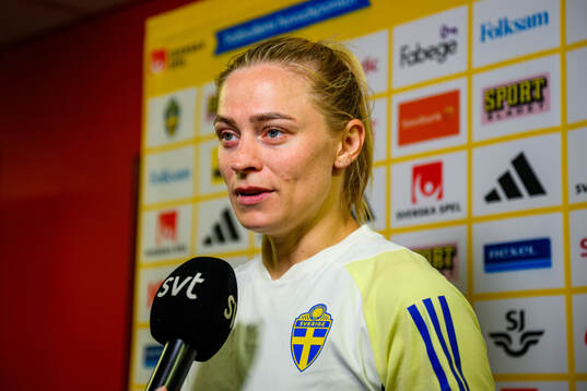 Fridolina Rolfö of the Swedish women's national football