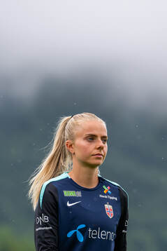 Emilie Woldvik of the Norwegian women's national football