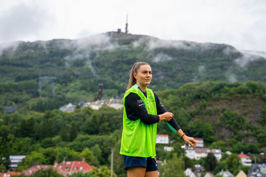 Vilde Bøe Risa of the Norwegian women's national football