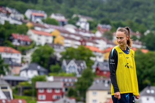 Caroline Graham Hansen of the Norwegian women's national