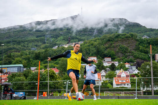 Ingrid Syrstad Engen of the Norwegian women's national