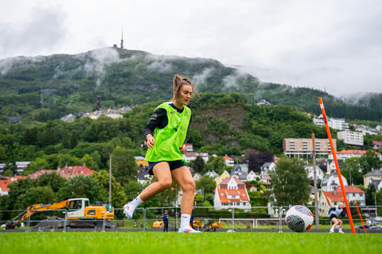 Vilde Bøe Risa of the Norwegian women's national football