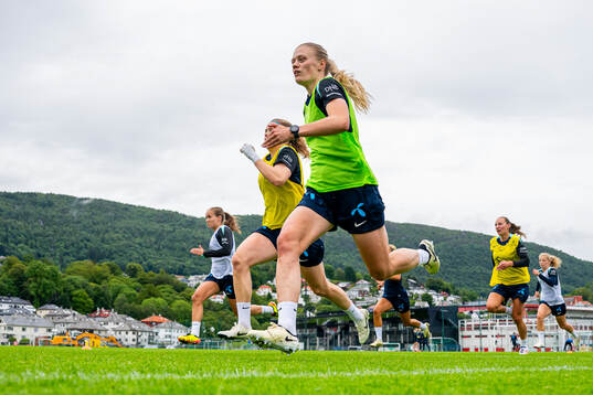 Mathilde Harviken of the Norwegian women's national