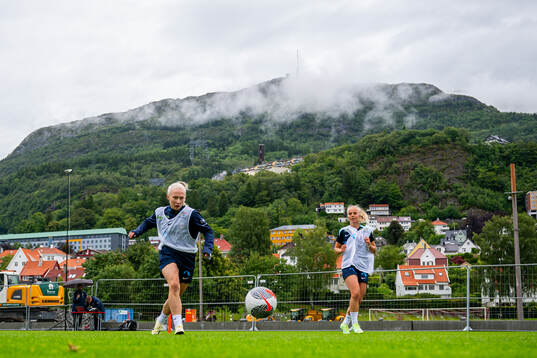 Thea Bjelde of the Norwegian women's national football team