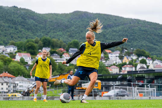 Frida Maanum of the Norwegian women's national football team