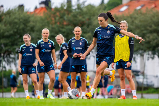 Ingrid Syrstad Engen of the Norwegian women's national