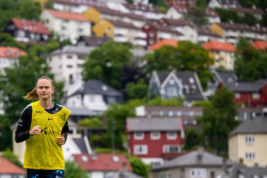 Caroline Graham Hansen of the Norwegian women's national