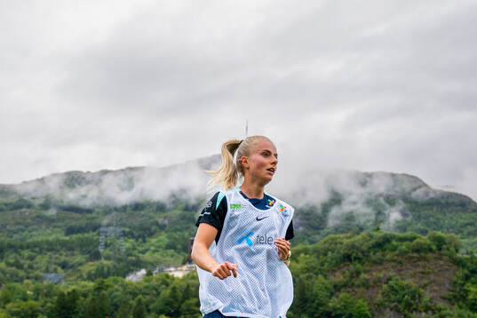 Emilie Woldvik of the Norwegian women's national football