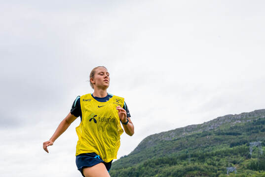 Lisa Fjeldstad Naalsund of the Norwegian women's national