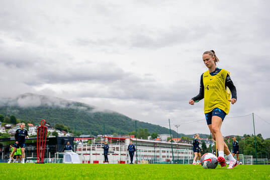 Caroline Graham Hansen of the Norwegian women's national