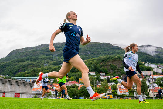 Karina Sævik of the Norwegian women's national football