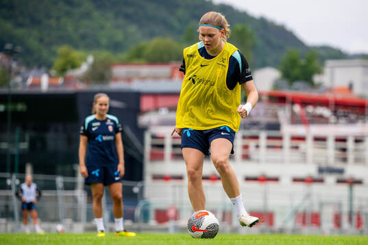 Signe Gaupset of the Norwegian women's national football