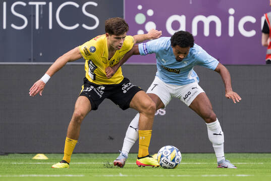 Besfort Zeneli of Elfsborg and Bruno of Pafos