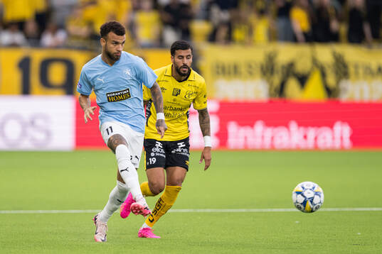 Jair Diego Alves De Brito of Pafos and Rami Kaib of Elfsborg