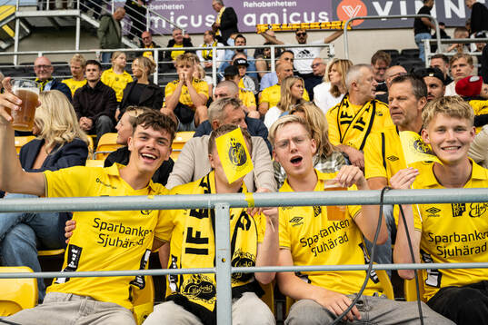 Spectators in the stands