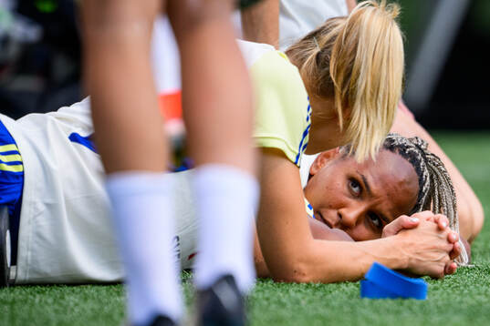 Madelen Janogy of the Swedish women's national football team