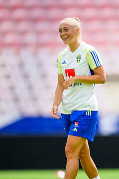 Hanna Bennison of the Swedish women's national football