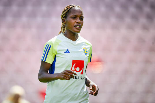 Evelyn Ijeh of the Swedish women's national football team