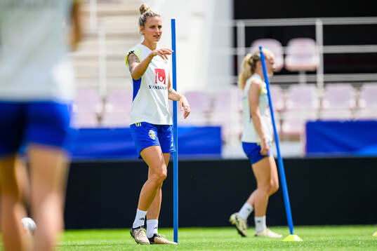 Nathalie Björn of the Swedish women's national football